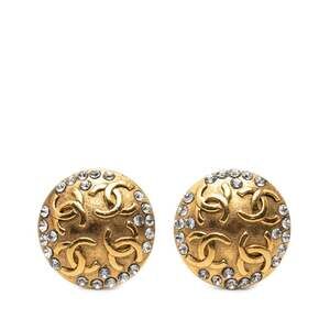 Chanel Cc Logo Clip-On Earrings Gold- #246882C70B